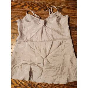 Johnny Was For Love and liberty pale silk cami sz XS